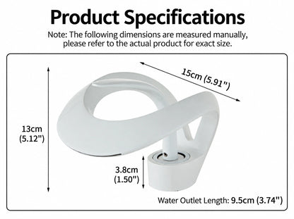 Veyra Modern Single-Hole Waterfall Bathroom Sink Faucet