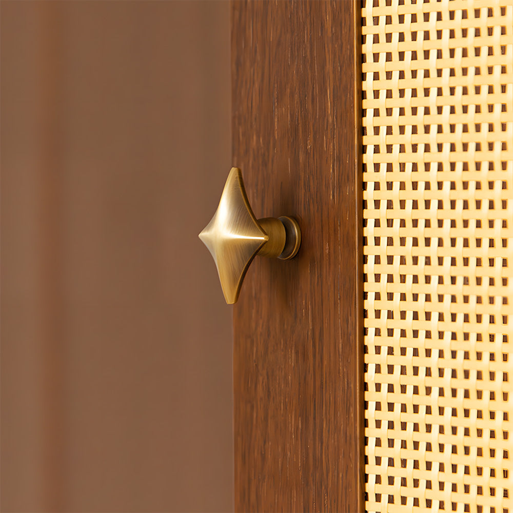 Star-Shaped Solid Brass Cabinet Pulls and Knobs