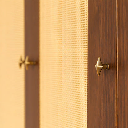 Star-Shaped Solid Brass Cabinet Pulls and Knobs