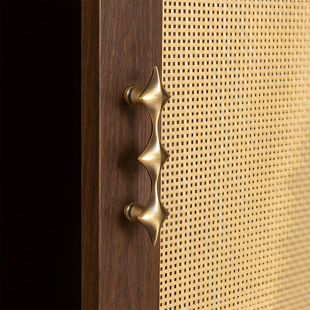 Star-Shaped Solid Brass Cabinet Pulls and Knobs