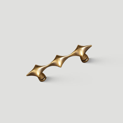 Star-Shaped Solid Brass Cabinet Pulls and Knobs