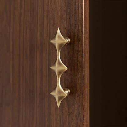 Star-Shaped Solid Brass Cabinet Pulls and Knobs