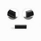 Black Square Bar Brass Cabinet Handles