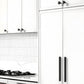 Black Square Bar Brass Cabinet Handles