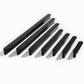 Black Square Bar Brass Cabinet Handles