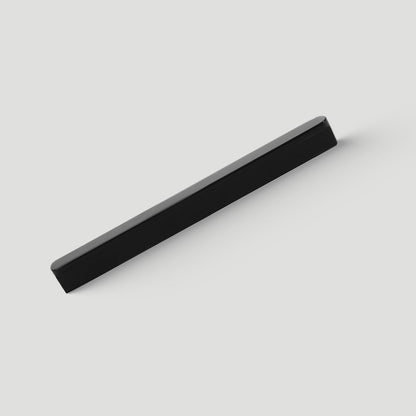 Black Square Bar Brass Cabinet Handles