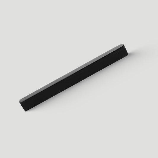 Black Square Bar Brass Cabinet Handles
