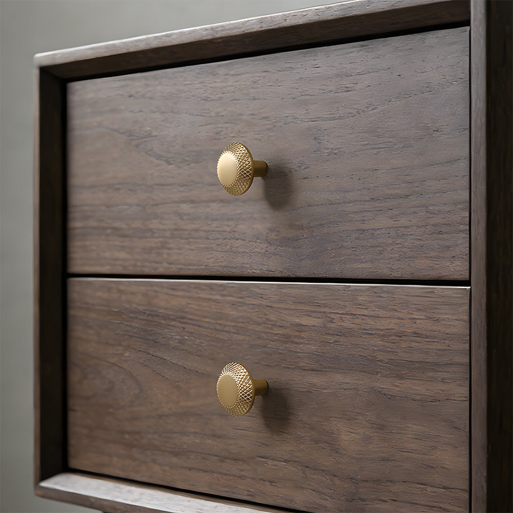 Knurled Zinc Alloy Cabinet Pulls and Knobs
