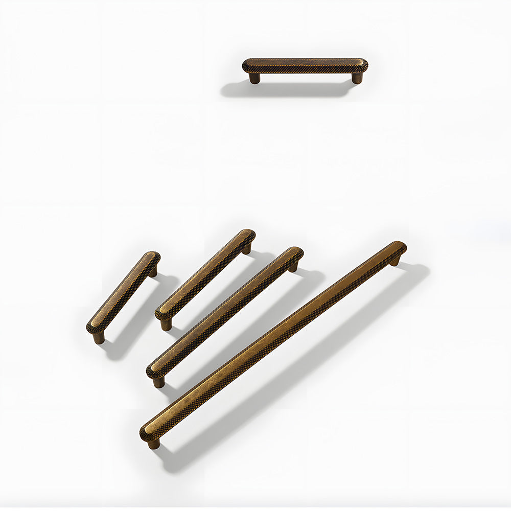 Knurled Zinc Alloy Cabinet Pulls and Knobs