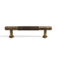 Vintage Lined Aged Bronze Brass Cabinet Pulls