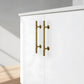 Vintage Solid Brass Cabinet Handles and Knobs in Bronze