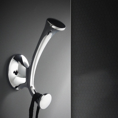 Vintage Zinc Alloy Double Coat & Hat Wall Hooks