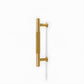 Vintage Lined Aged Bronze Brass Cabinet Pulls