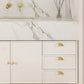 Vintage Shell Solid Brass Bin Cup Pulls for Drawers