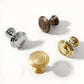 Vintage Shell Solid Brass Bin Cup Pulls for Drawers