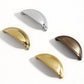 Vintage Shell Solid Brass Bin Cup Pulls for Drawers