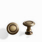 Vintage Shell Solid Brass Bin Cup Pulls for Drawers