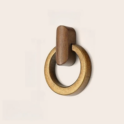 Walnut Ring Pull for Cabinets and Dresser Drawers