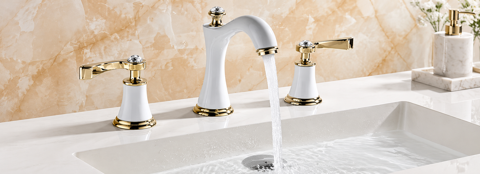 Widespread & 3-Hole Bathroom Faucets