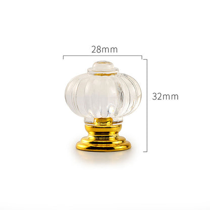 Fluted Acrylic Cabinet Knobs for Dressers and Nightstands