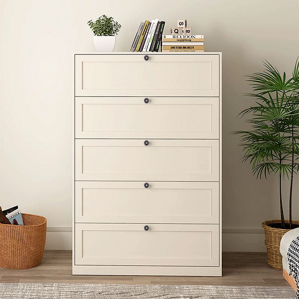 Fluted Acrylic Cabinet Knobs for Dressers and Nightstands