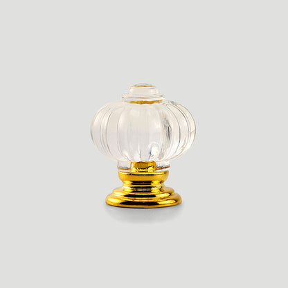 Fluted Acrylic Cabinet Knobs for Dressers and Nightstands