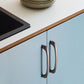 Arched Cabinet Pulls and Matching Round Knobs