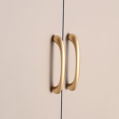 Arched Cabinet Pulls and Matching Round Knobs