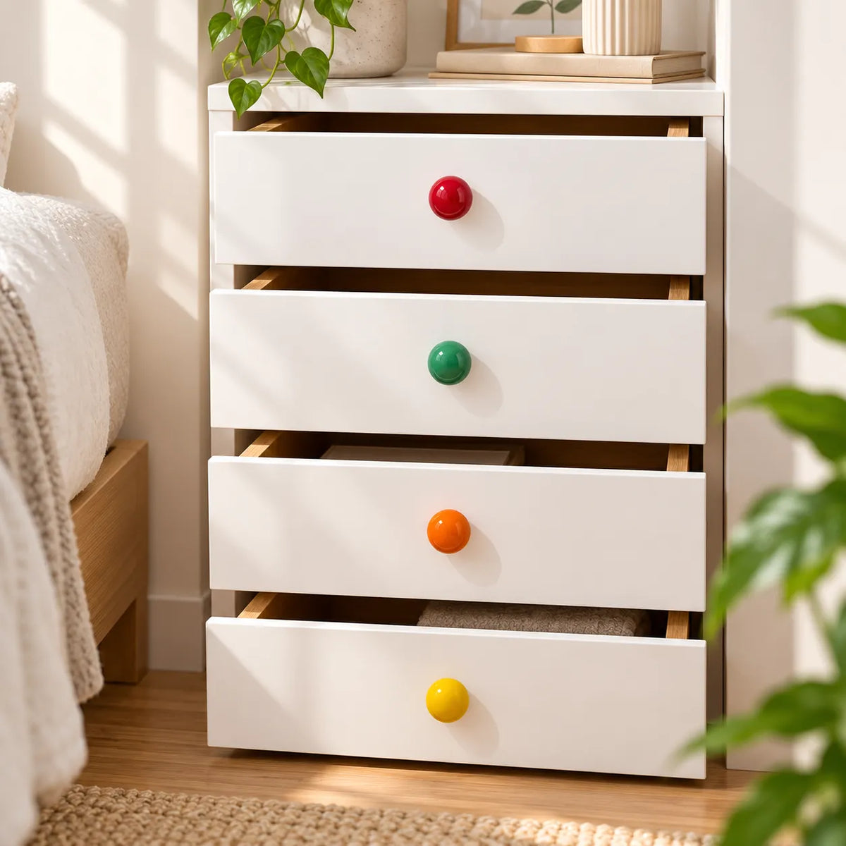 Colorful Ceramic Ball Cabinet Knobs