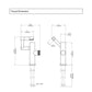 Single-Hole Smart Bathroom Faucet with Temperature Display