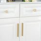 Modern Brass Gold Kitchen Cabinet Edge Handles