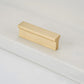 Modern Brass Gold Kitchen Cabinet Edge Handles