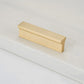 Modern Brass Gold Kitchen Cabinet Edge Handles