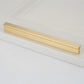 Modern Brass Gold Kitchen Cabinet Edge Handles