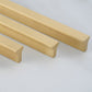 Modern Brass Gold Kitchen Cabinet Edge Handles