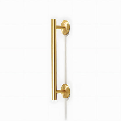 Gold Brass Round Bar Cabinet Pulls and Knobs