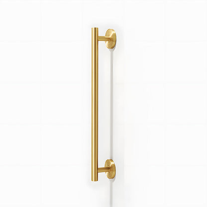 Gold Brass Round Bar Cabinet Pulls and Knobs