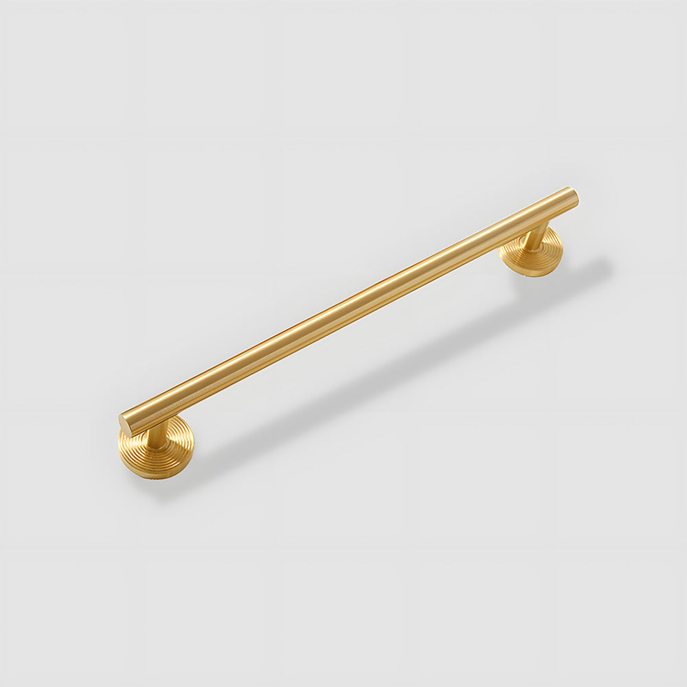 Gold Brass Round Bar Cabinet Pulls and Knobs
