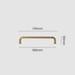 Smooth Bronze Cabinet Pulls for Kitchen Cabinets