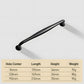 Arched Cabinet Pulls and Wardrobe Door Handles