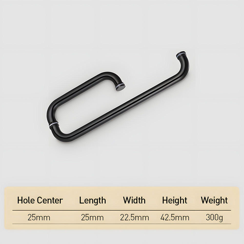 304 Stainless Steel Glass Door Handles and Towel Bars