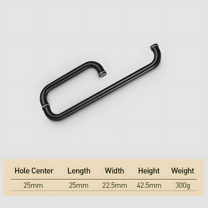 304 Stainless Steel Glass Door Handles and Towel Bars