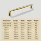 Classic Retro Brass Furniture Cabinet Pulls