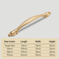 Gold Zinc Alloy Cabinet Handles and Flower Knobs