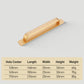 No-Drill Adhesive Cabinet Handles with Backplates