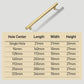 Brushed Square Cabinet Handles and Knobs, Zinc Alloy