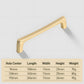 Slim Straight Bar Cabinet Pulls and Drawer Handles