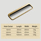 Retro Rounded Rectangle Cabinet Handles and Drawer Pulls