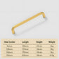 Aluminum Alloy Rounded Bar Cabinet Pulls and Handles