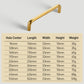 Aluminum Alloy Rounded Arc Cabinet Pulls and Drawer Handles